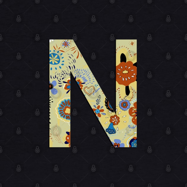 Monogram letter N by Slownessi